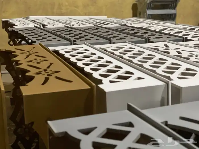 طاولة ارضية قهوة او مجلس خشبي خماسي 9