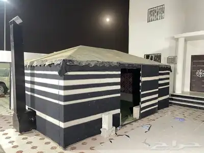 بيوت شعر عادية مع هيكل حديد بيت بدون طناب 24
