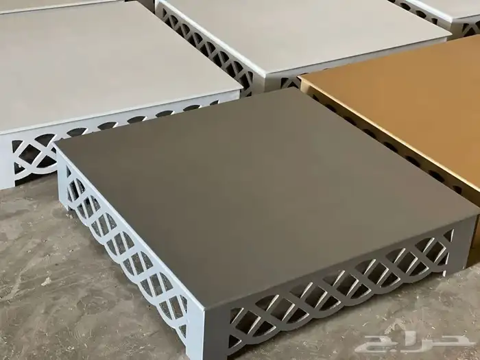 طاولة ارضية قهوة او مجلس خشبي خماسي 5