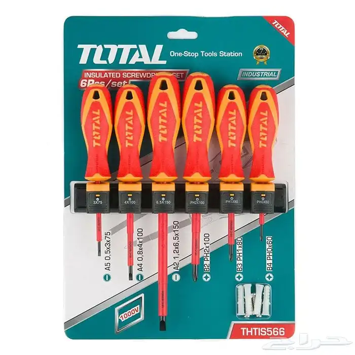 طقم مفك معزول توتال 1