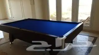 طاولات بلياردو 7 و8 و9 قدم جديد بلكرتون 9