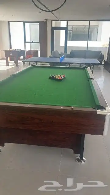 طاولات بلياردو 7 و8 و9 قدم جديد بلكرتون 19