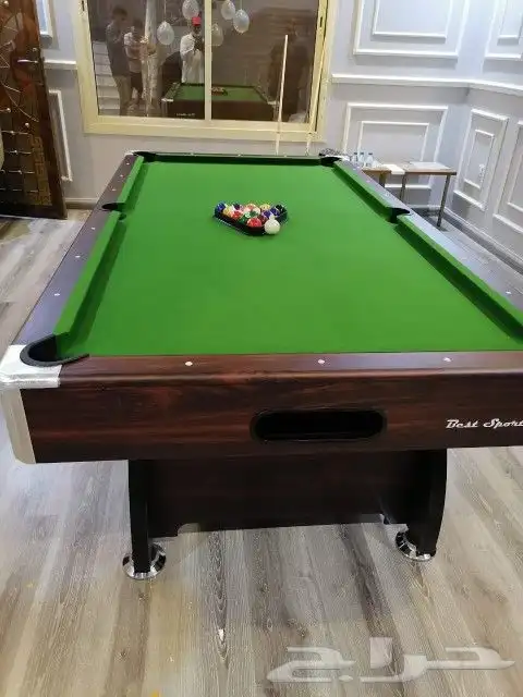 طاولات بلياردو 7 و8 و9 قدم جديد بلكرتون 29