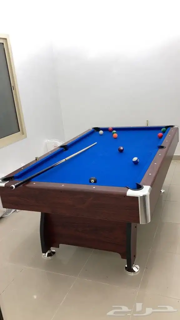 طاولات بلياردو 7 و8 و9 قدم جديد بلكرتون 38
