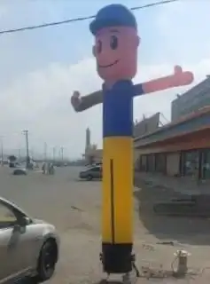 بالونات القوس و بالون راقص و بالون الولد ترحيب و الاضواء 3