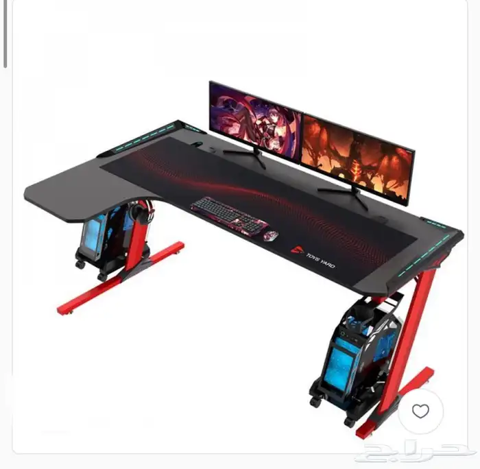 طاولة قيمنق زاوية ليد RGB توصيل لجميع المناطق 2