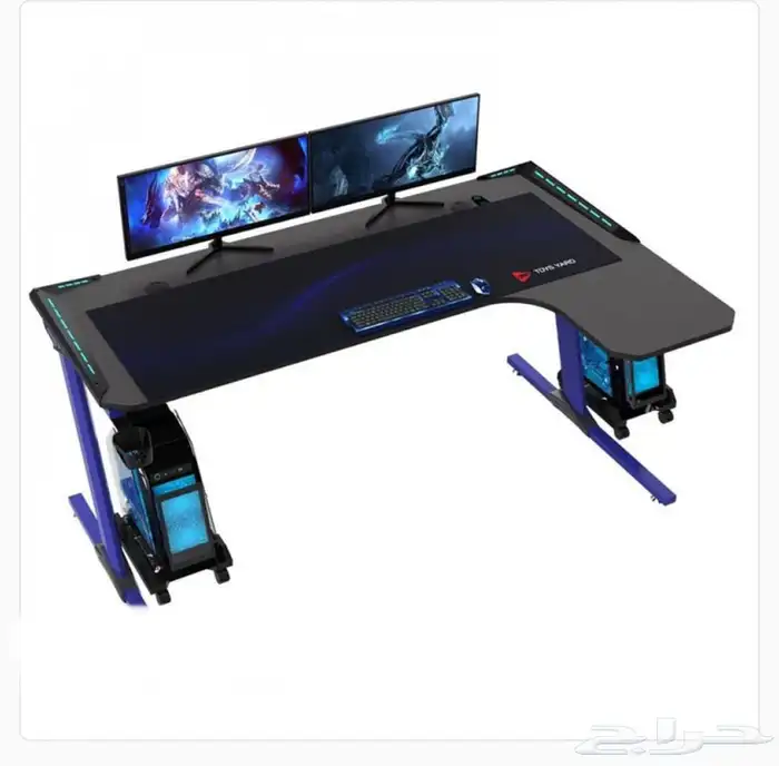 طاولة قيمنق زاوية ليد RGB توصيل لجميع المناطق 3
