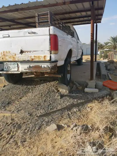 فرت f250 ونيت شاص طويل ابيض موديل 1997 3