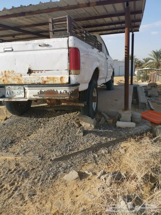 فرت f250 ونيت شاص طويل ابيض موديل 1997 3