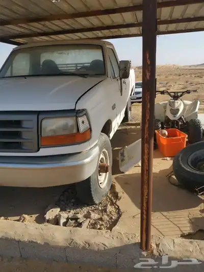 فرت f250 ونيت شاص طويل ابيض موديل 1997 2