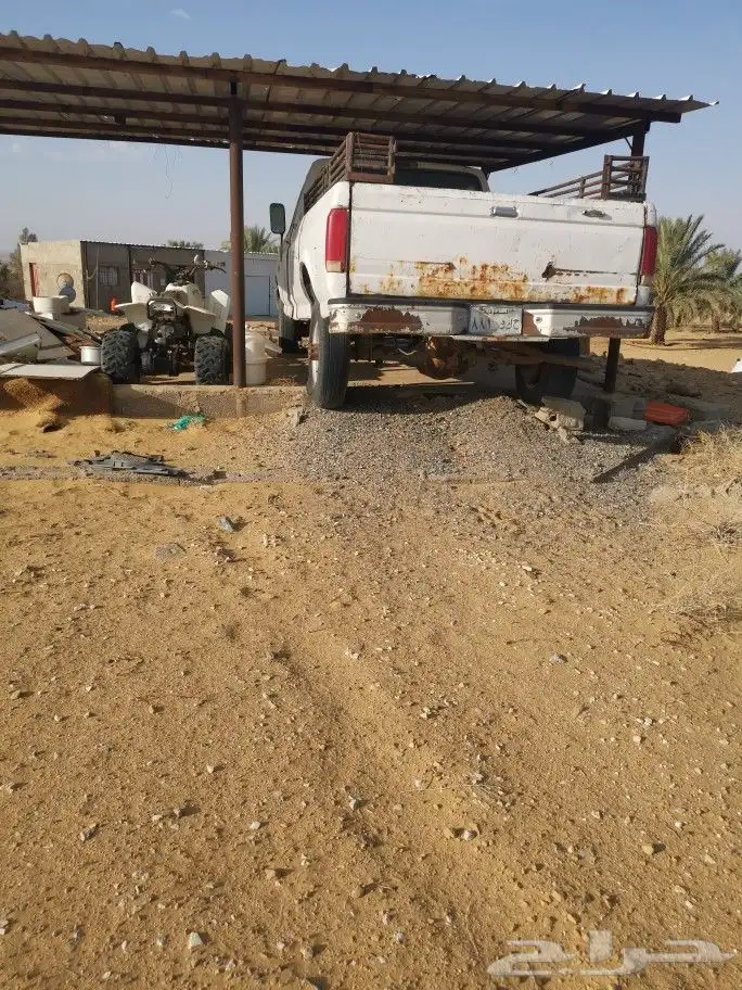 فرت f250 ونيت شاص طويل ابيض موديل 1997 4
