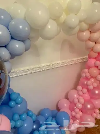 تنسيق بالونات معرفة جنس المولود 4