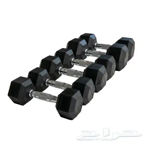دمبل سداسي ربر Hex dumbbell 0