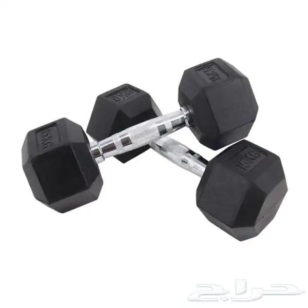 دمبل سداسي ربر Hex dumbbell 1
