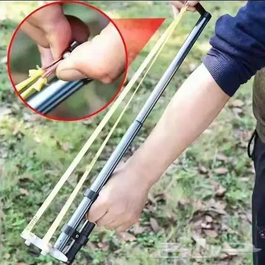 للبيع مقلاع تلسكوب قابل للطي مزود بليزر 1