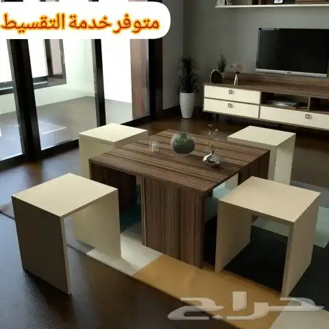 طاولة وسط مع 4خدمة 0