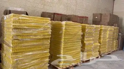 شبك اصفر لنقل دجاج فقص نقل الطيور بيع جمله 2