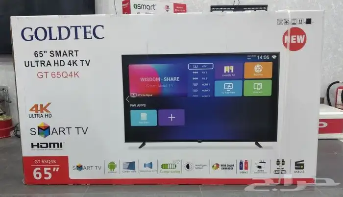 شاشات جولدتك سمارت 4k 3