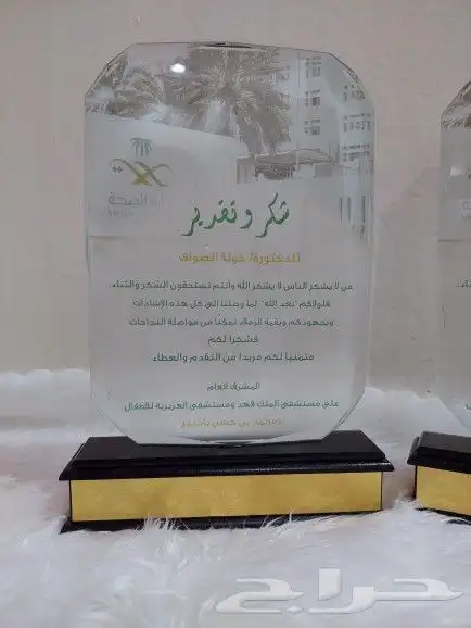 دروع كريستال والخشب وأشكال جديدة 20