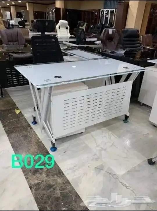 White office tables white desks cupboards meeting tables 5
