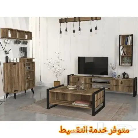طقم طاولات تلفزيون وطاولة وسط تركي 2