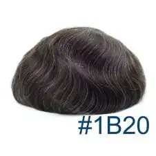 تركيب يونت باروكه شعر طبيعي المستعار لرجال 30
