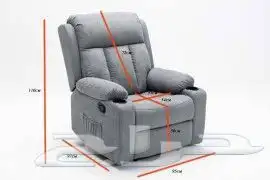 كراسي استرخاء كرسي راحة والتدليك مخمل 7