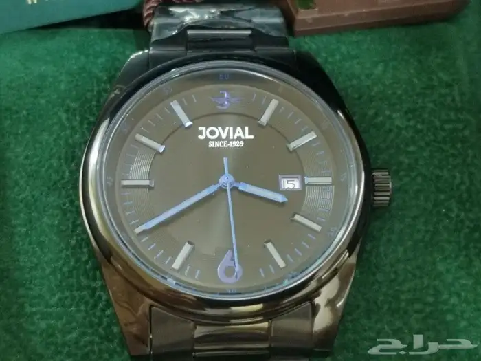 ساعة جوفيال السويسرية اسود 1