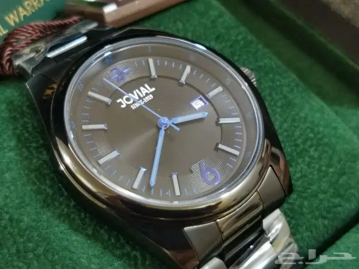 ساعة جوفيال السويسرية اسود 2