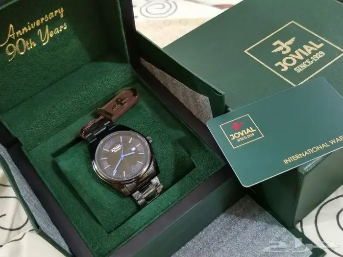 ساعة جوفيال السويسرية اسود 4