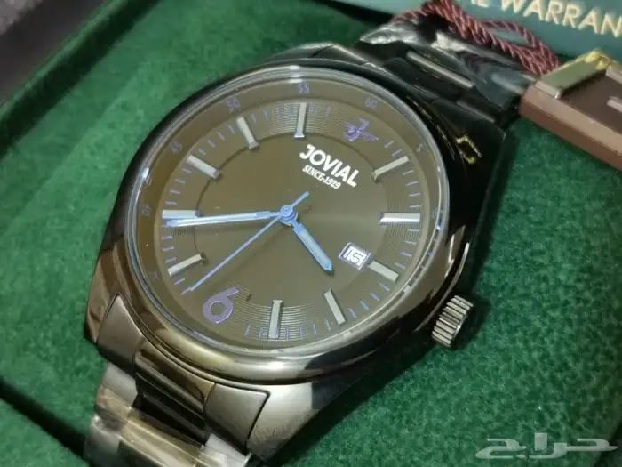 ساعة جوفيال السويسرية اسود 0