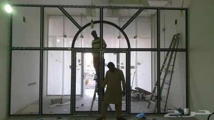 درايش المنيوم ابواب شبابيك دبل جلاص قواطع 3
