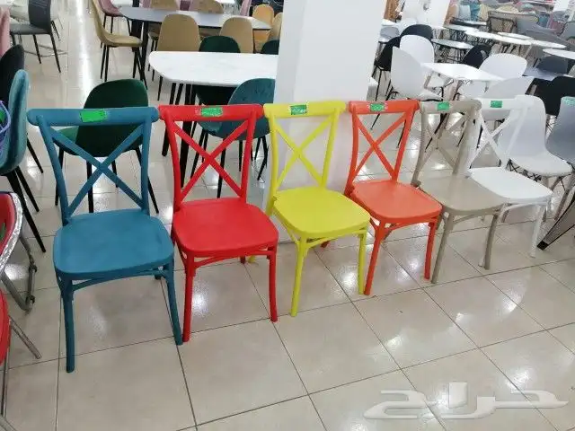 كراسي حديد بكل الألوان 4