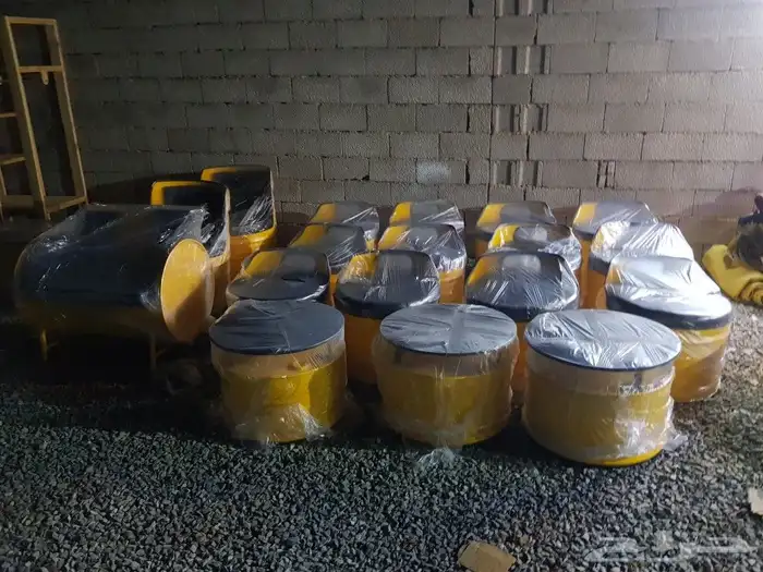 تفصيل كراسي و طولة كلاسيكية من برميل حديد 13