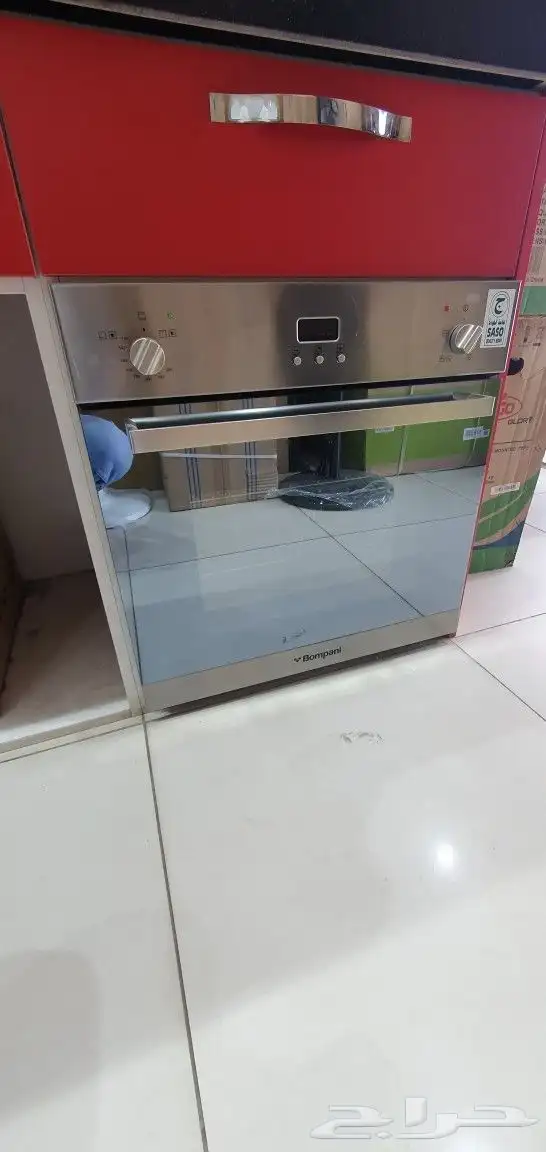 فرن 60 بومباني غاز ديجتال ايطالي بمروحه توزيع حراره 1