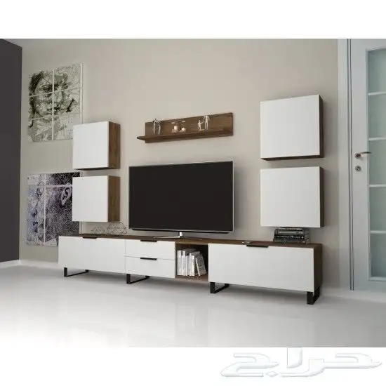 طاولة تلفزيون ابيض موديل 7