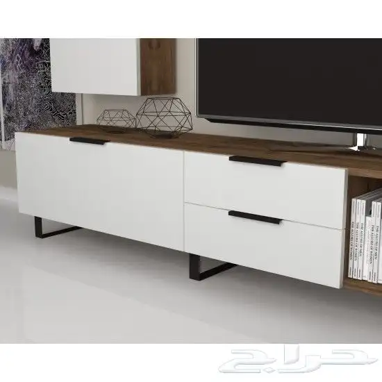 طاولة تلفزيون ابيض موديل 9