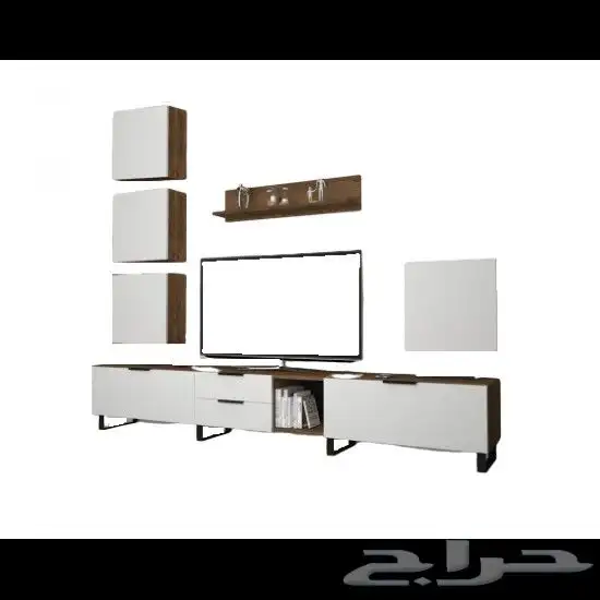 طاولة تلفزيون ابيض موديل 10