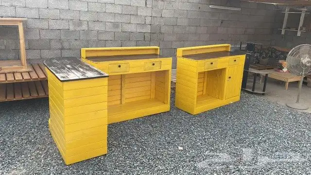 تفصيل كوانتر كلاسيكي خشبي شريح دزين خشب 2
