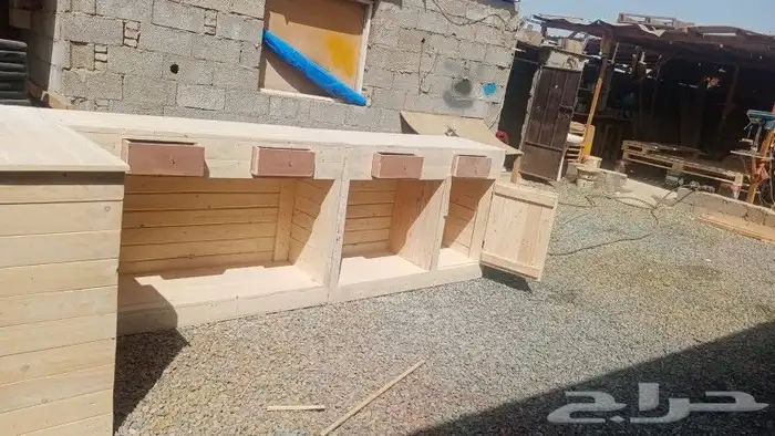 تفصيل كوانتر كلاسيكي خشبي شريح دزين خشب 9