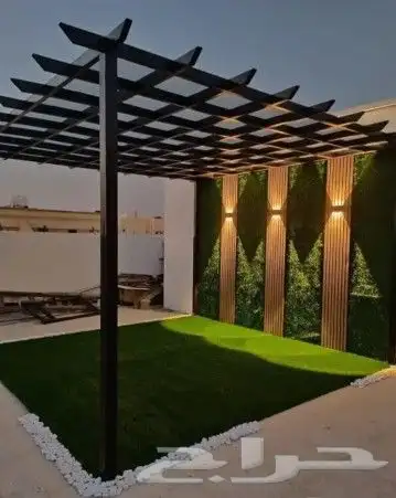 عشب ارضي عشب جدارى مظلات 4