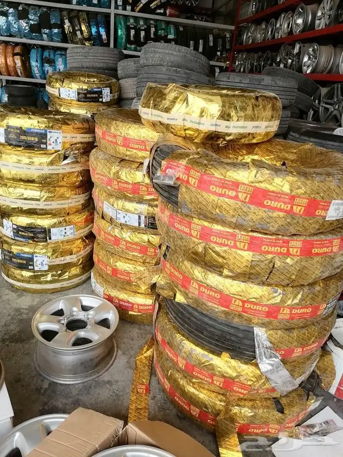 جنوط جيب لاندكروزر اصلي وبالون ديرو جديد 2