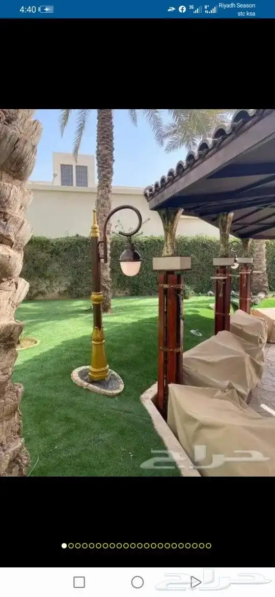 اعمدة انارة ديكورية ومضلعه 9