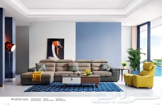 كنب  كنبات  منزلي  مكتبي  مودرن  كلاسك أثاث ت 12