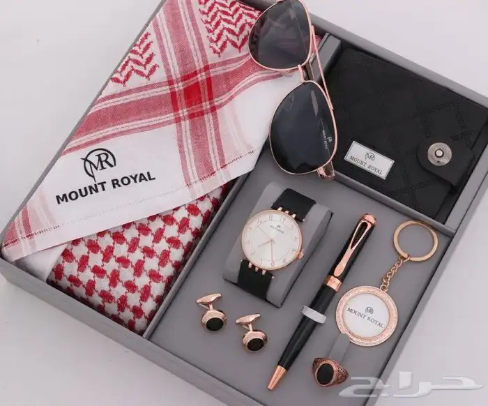 اطقم ساعات رجالية مع شماغ .. 1