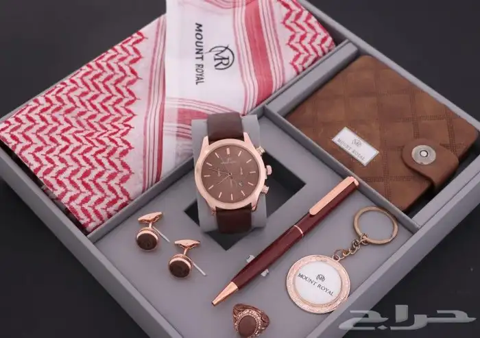 اطقم ساعات رجالية مع شماغ .. 7