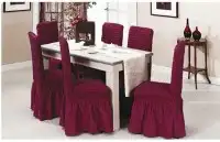 تلبيسات كراسي طعام غسيل ولبس 6