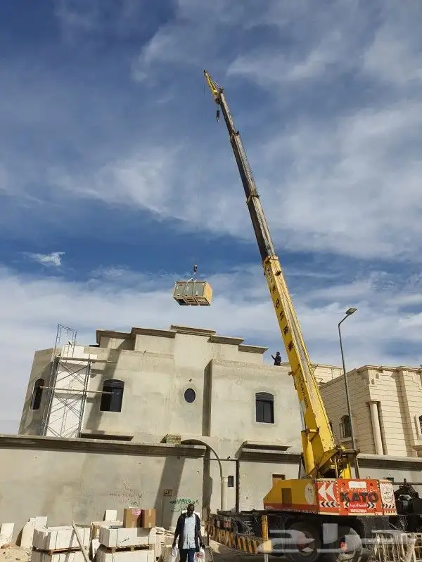 كرين وسطحه ونش للإيجار الرياض رافعه سله 3