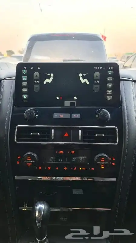 شاشة أندرويد نيسان باترول 2022 3