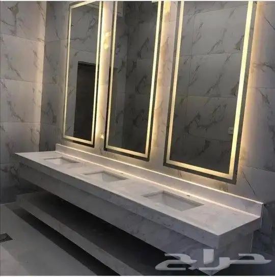 مغاسل رخام طبيعي جميع الألوان 44